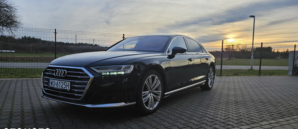 Audi A8 cena 329900 przebieg: 79873, rok produkcji 2019 z Chełmek małe 56